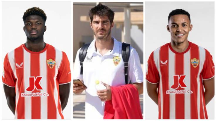 Touré, Melero y Lázaro ya brillan en la UD Almería.