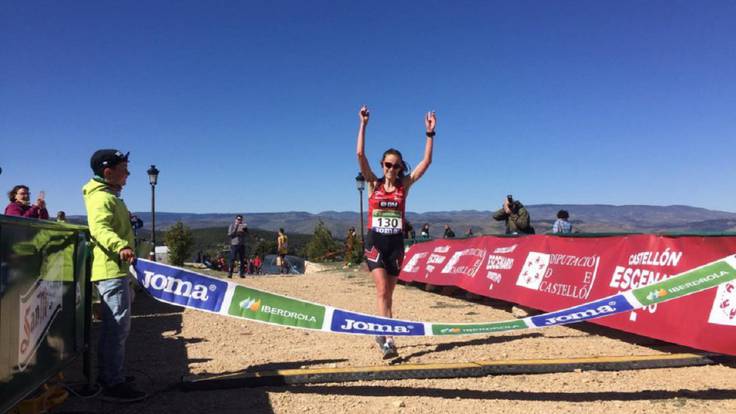 Virginia Pérez  campeona de España de Trail