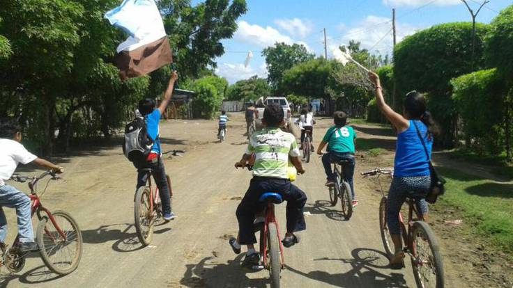 &#039;Entregamos bicicletas a niños de una aldea de Nicaragua para que puedan ir a la escuela&#039;