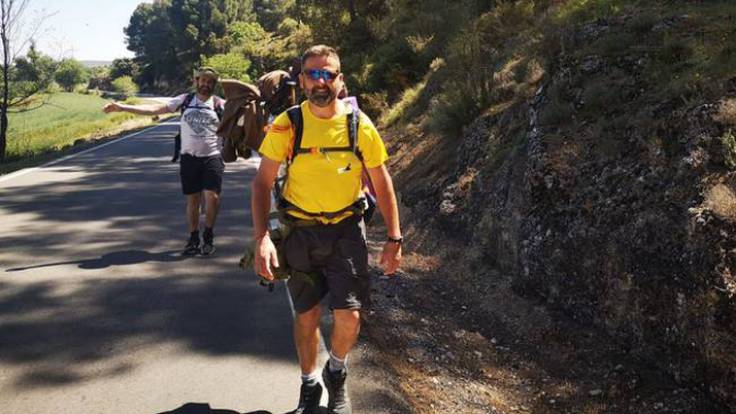 El reto solidario de un guardia civil de Cuenca: 700 km a pie contra el cáncer