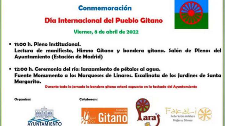 Fundación Secretariado Gitano y PARAJ. Conmemoración del Día Mundial del Pueblo Gitano en Linares