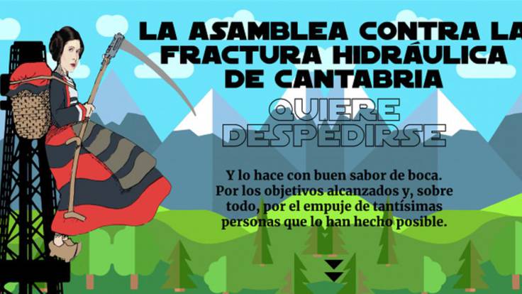 Disolución de la Asamblea contra la fractura hidraúlica de Cantabria (18/11/2019)