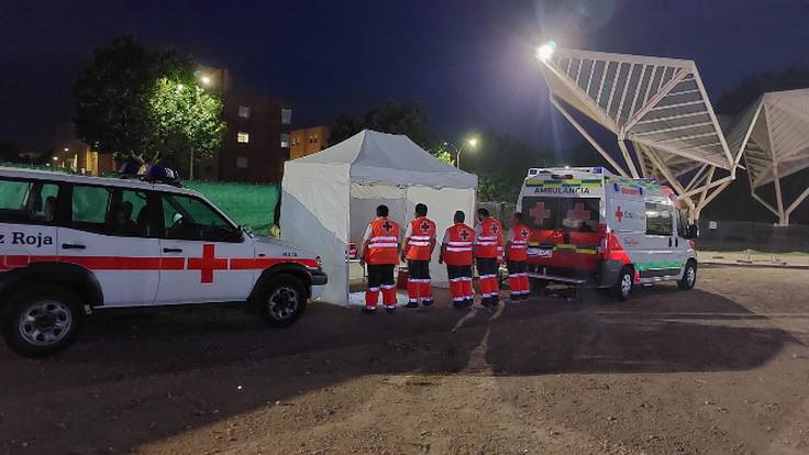 Así son los servicios preventivos de Cruz Roja en los actos multitudinarios de Cuenca