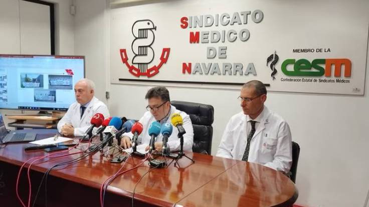 La primera llamada del día con Alberto Pérez, secretario general del Sindicato Médico de Navarra
