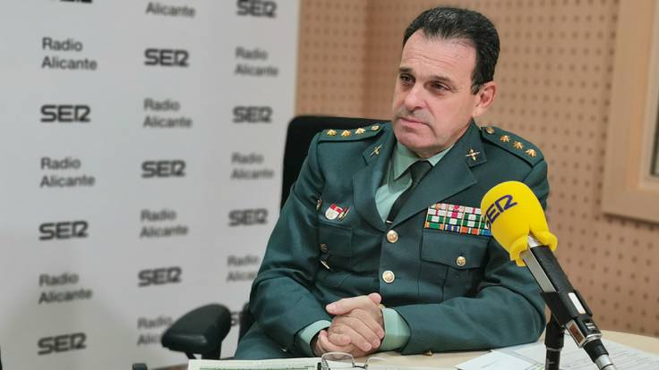 José Hernández Mosquera, coronel jefe de la Comandancia de la Guardia Civil en Alicante, en Hoy por Hoy Alicante