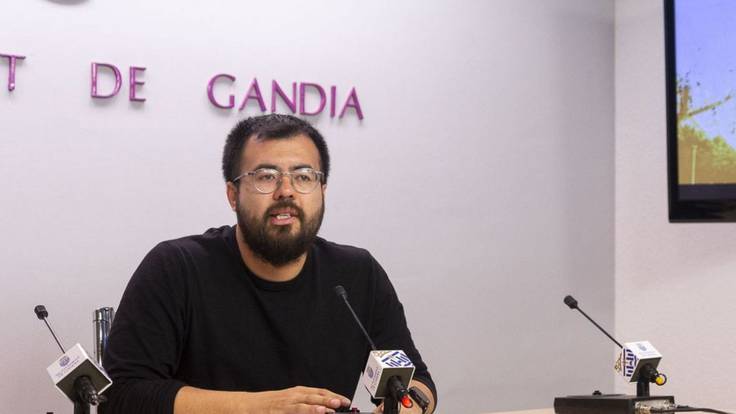 Nahuel González es el concejal de Promoción Lingüística de Gandia.