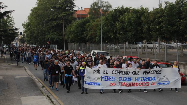 Huelga en Michelín: Marta Pina cuenta la última hora desde la planta de Vitoria