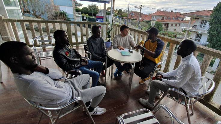Vermú con SER - Migrantes Senegaleses en Sanxenxo (26/11/2023)