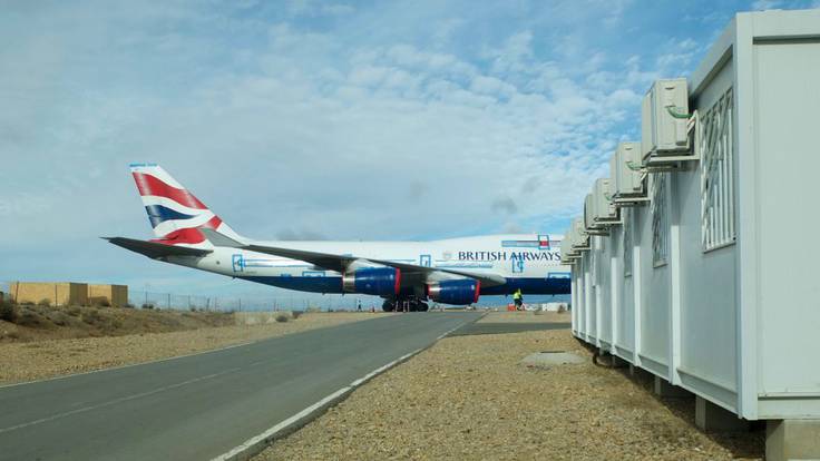 El parking de aviones más grande de Europa está en Teruel