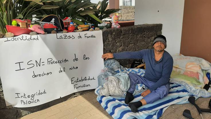 Virgilio García, una semana en huelga de hambre para que devuelvan a su hijo