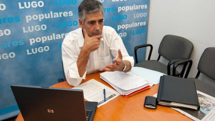 Jaime Castiñeira, portavoz popular en Lugo (15/07/2016)