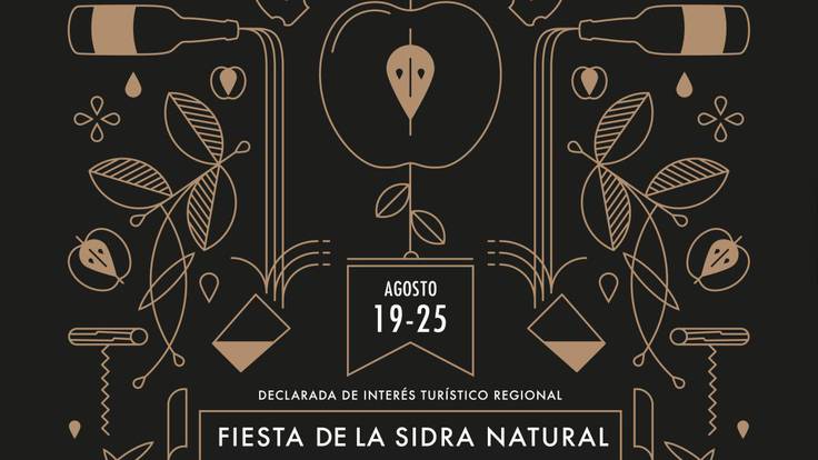 Cartel XXVIII Fiesta de la Sidra Natural de Gijón