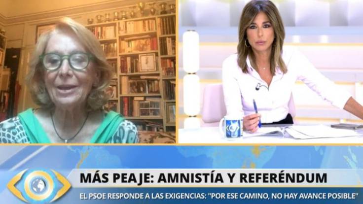 Esperanza Aguirre pide a Feijóo que ceda sus votos a Sánchez para no depender de Junts y Bildu: &quot;Yo desde luego lo haría&quot;