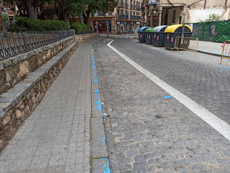 El Ayuntamiento de Segovia licita la segunda fase del carril bici y la reurbanización del eje Catedral-Alcázar