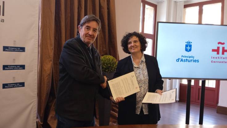 El Instituto Cervantes firma un convenio de colaboración con el Principado gracias al que la cultura asturiana viajará por todo el mundo