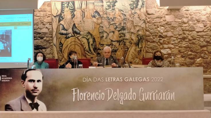 A RAG presenta a programación das Letras Galegas 2022 sobre a figura e a obra de Florencio Delgado Gurriarán