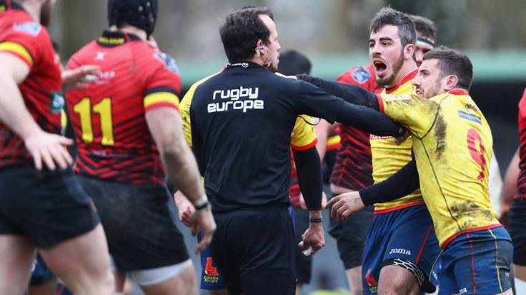 Play Rugby: España reclama a World Rugby repetir el partido de Bélgica tras el pésimo arbitraje de Iordachescu (22/03/2018)