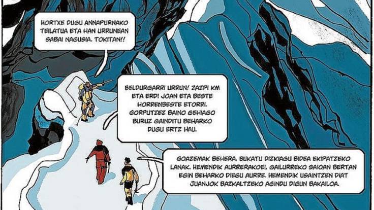 &#039;Hermanos Iñurrategi, un latido en la montaña&#039;, segundo cómic de SUA dedicado a la historia del montañismo vasco