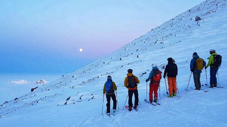 Elur Goritan o cómo esquiar entre los volcanes de Kamchatka