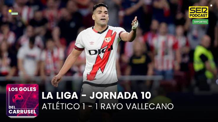 Los goles del Atlético 1 - 1 Rayo | Falcao, de penalti, condena al Atlético al empate
