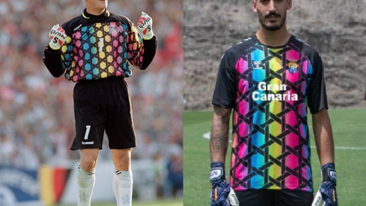 La UD Las Palmas presenta su camiseta 'vintage' para la próxima temporada es idéntica a la Tenerife | Deportes | Cadena SER