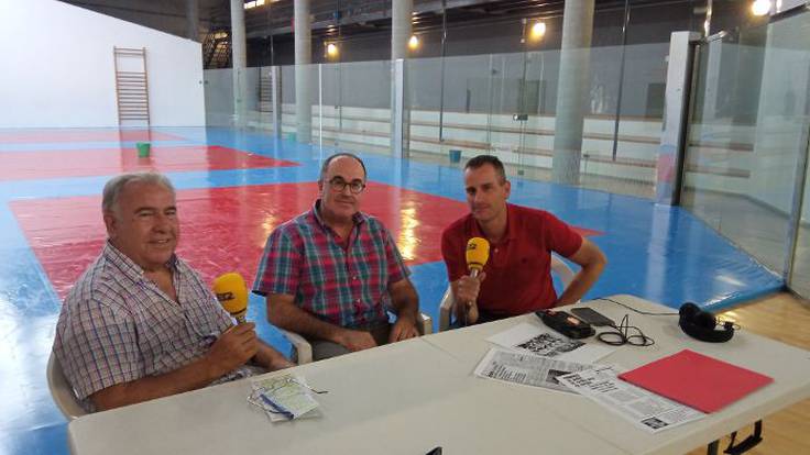 Miguel Sarasa, Rafa Priego y Alberto Belda hablan del 50 aniversario del polideportivo Francisco Laporta