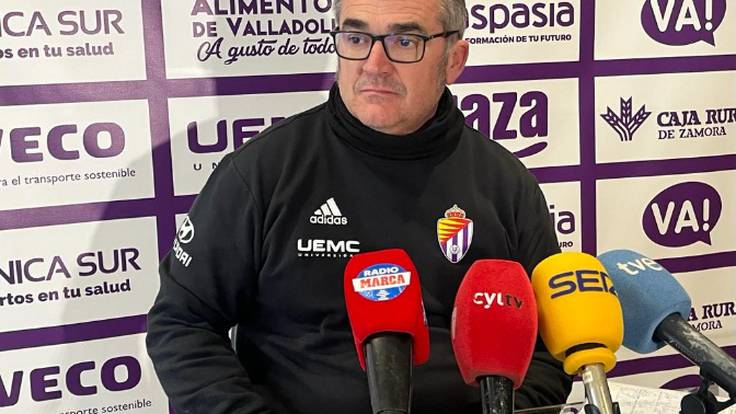 Paco García, entrenador del Real Valadolid de baloncesto, previa  Ourense