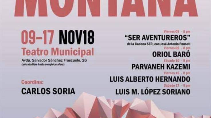 SER Aventureros: XIII jornadas de montaña de Moralzarzal (17/11/2018)