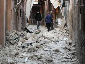 Yahya Zarhouni: "Las casas de la zonas afectadas por el terremoto son muy viejas y muy frágiles ya que muchas se construyen con adobe"