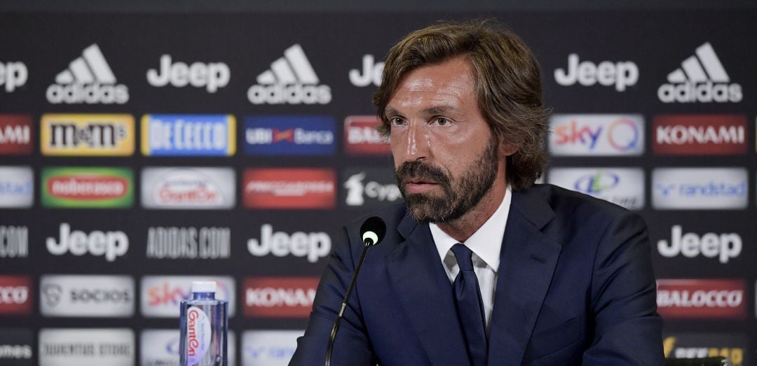 Andrea Pirlo, durante su presentación como técnico del filial de la Juventus