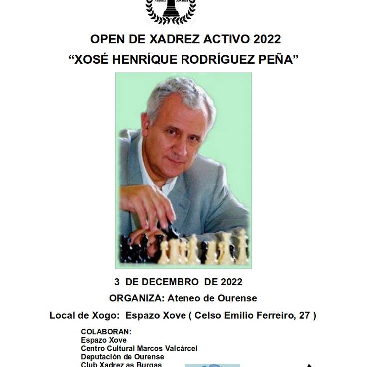 Memorial Pepe Peña Xadrez Activo 2022