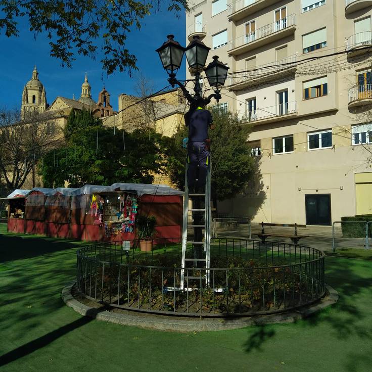 El Ayuntamiento de Segovia instala vigilancia extra en el paseo del Salón