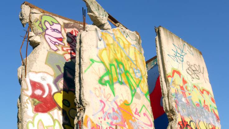 Los trozos del Muro de berlín