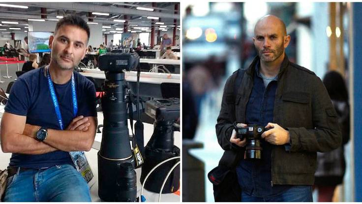 Los fotoperiodistas Jon Nazca y Jorge Guerrero han estado en Hoy por Hoy