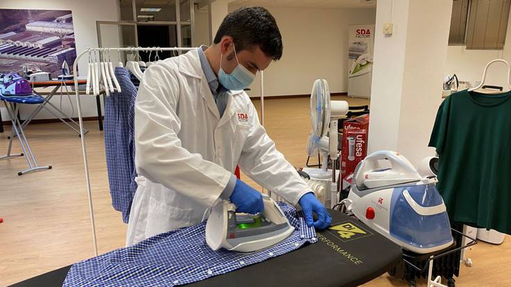 Una empresa vasca crea una plancha que permite eliminar las partículas de coronavirus