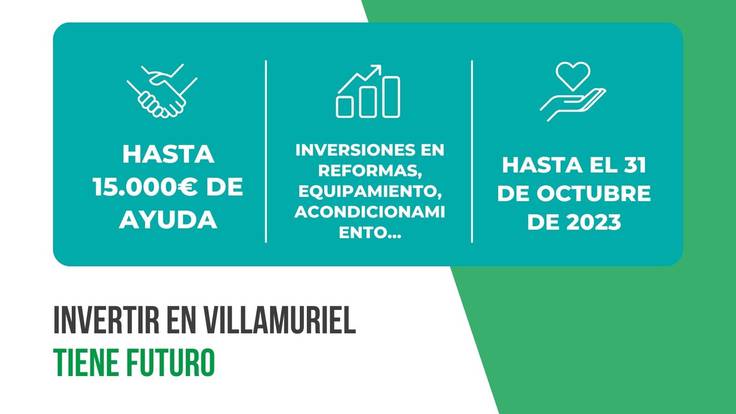 Villamuriel apuesta por la implantación de pequeñas empresas de comercio, servicios y hostelería con nueva línea de ayudas