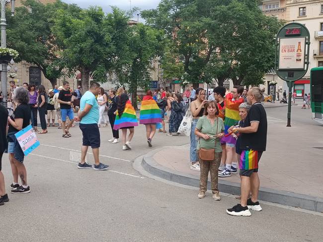 Manifestación por el Colectivo LGTBI en Huesca