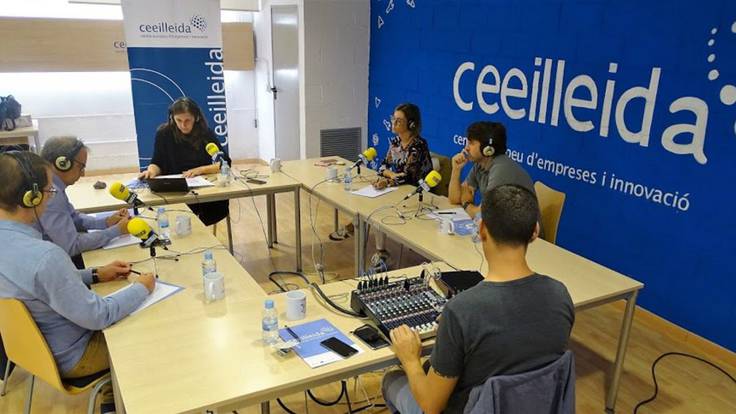CEEI. Programa Empresaris amb Maria Izcara, Àngel Castejon, Eduard Ibañez, i, Josep Ramon París
