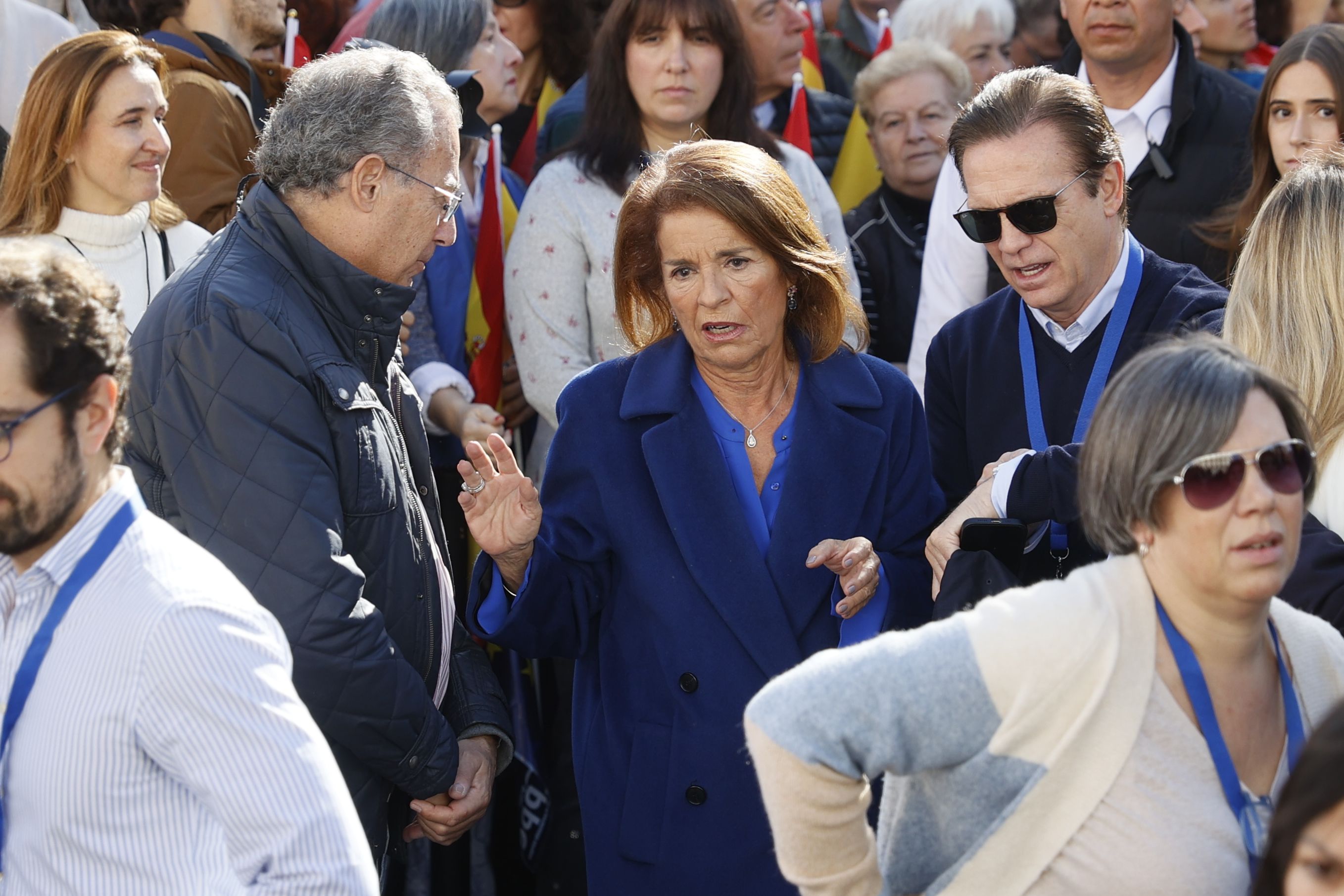 Los principales líderes del Partido Popular se dan cita en la Puerta del Sol