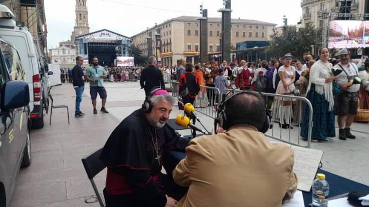 Entrevista al Arzobispo de Zaragoza, Manuel Escribano, en Hoy por Hoy Aragón por el Día del Pilar