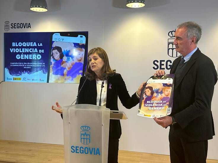 El Ayuntamiento de Segovia invita a la ciudadanía a bloquear la violencia de género