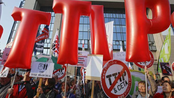 Punto y Pérez: &#039;El TTIP permitirá lanzar sindicalistas por la ventana&#039;
