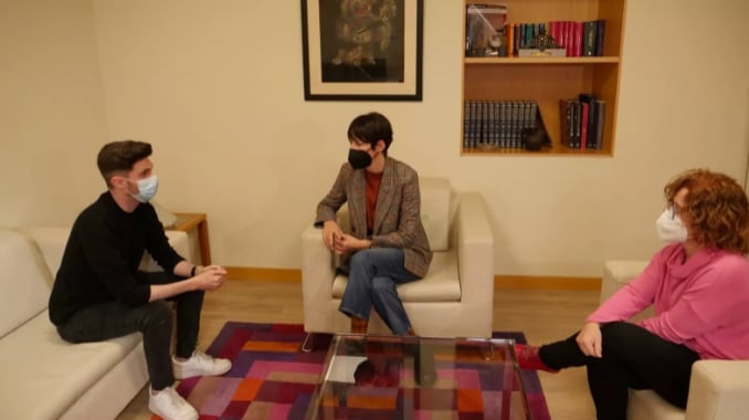 Ana Pontón con Manuel Iglesias