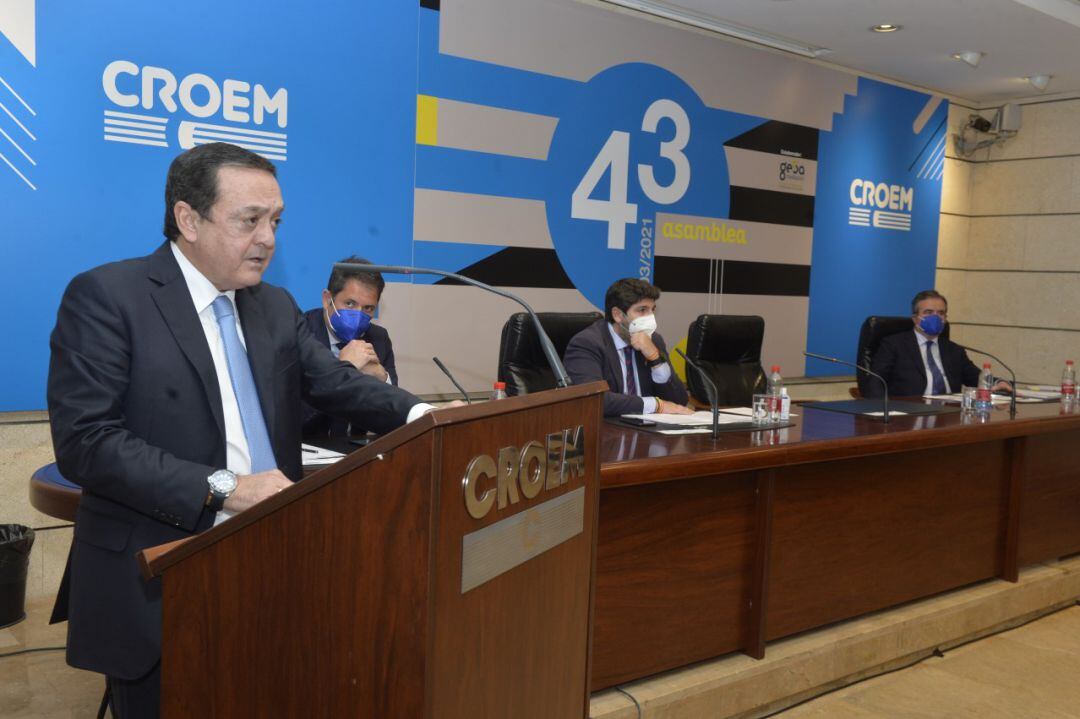 José María Albarracín durante su intervención