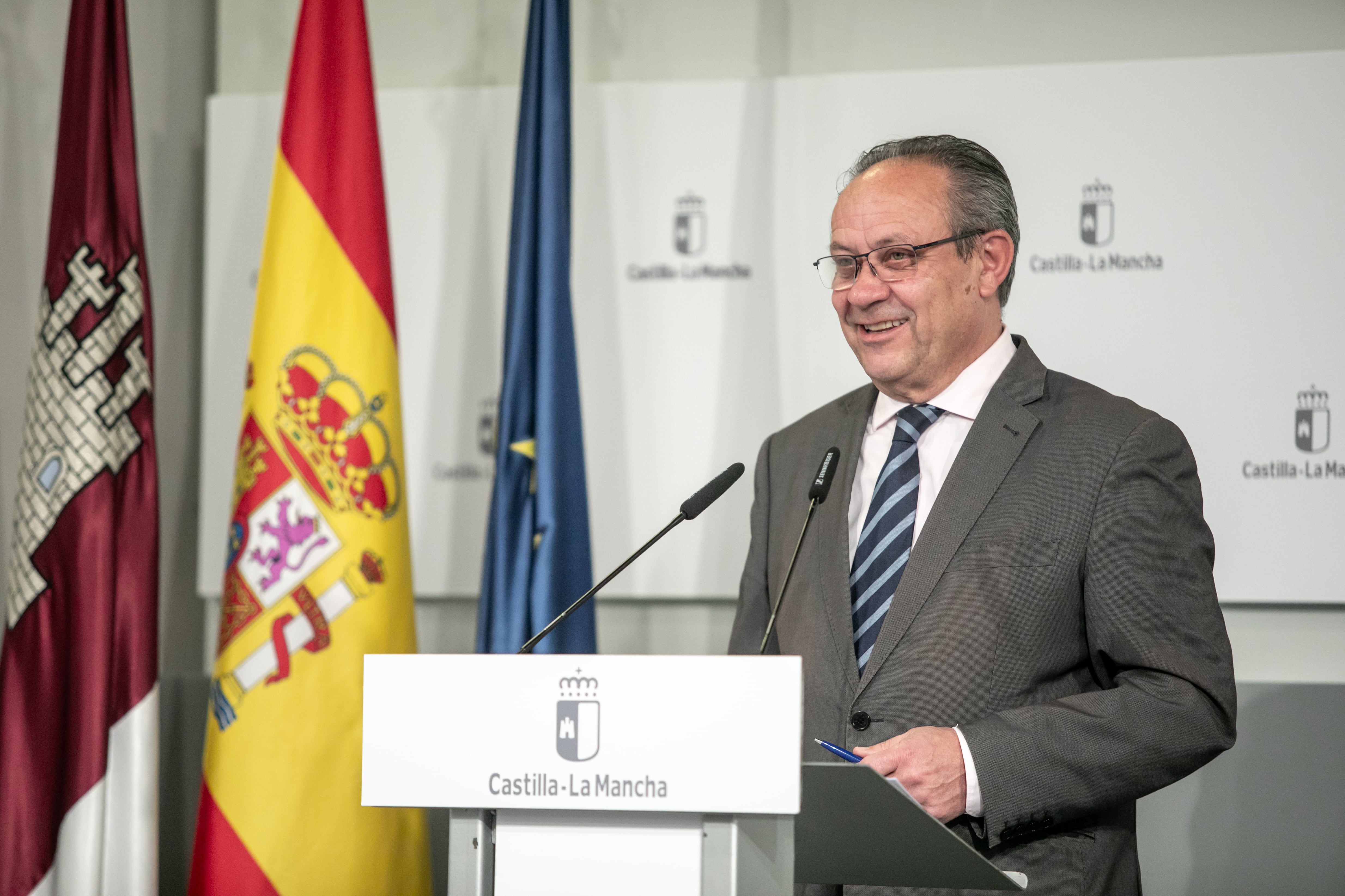 El consejero de Hacienda, Administraciones Públicas y Transformación Digital de Castilla-La Mancha, Juan Alfonso Ruiz Molina