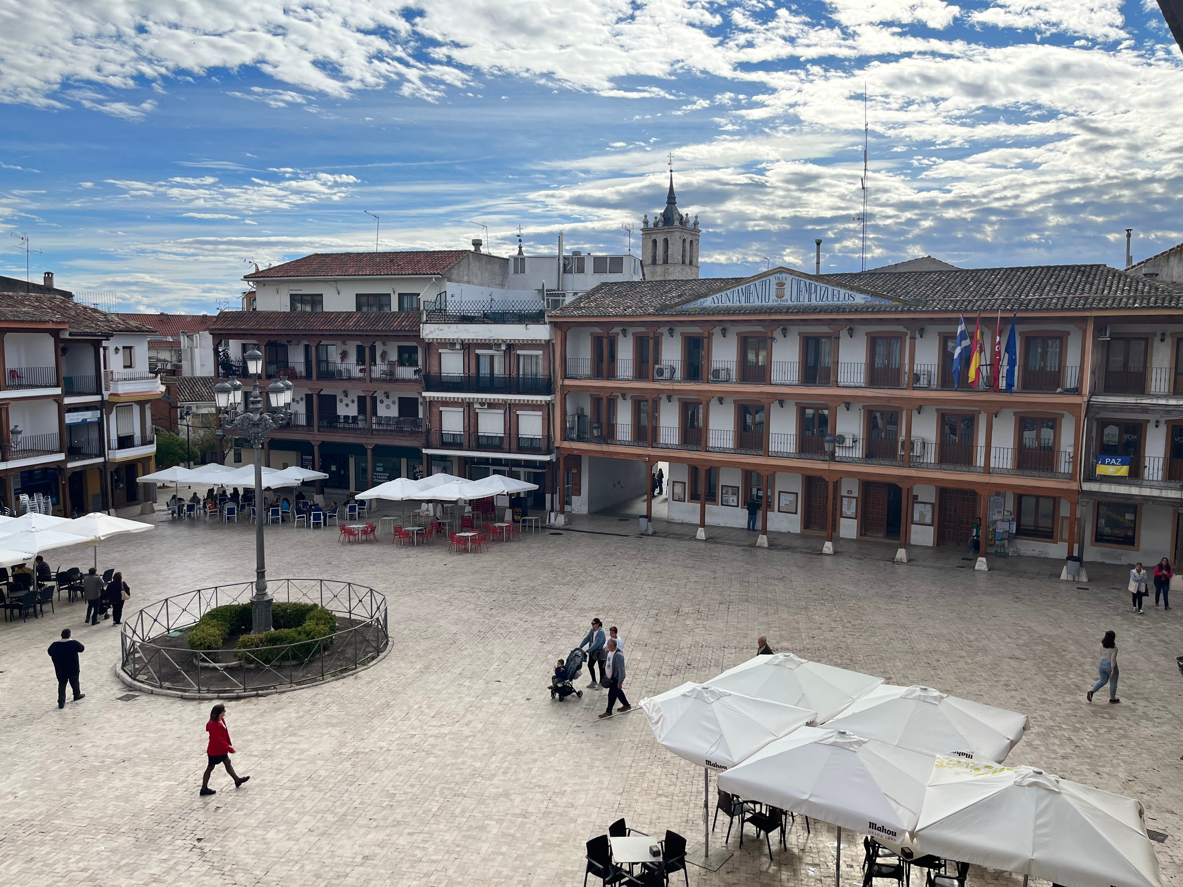 La plaza de la Constitución de Ciempozuelos