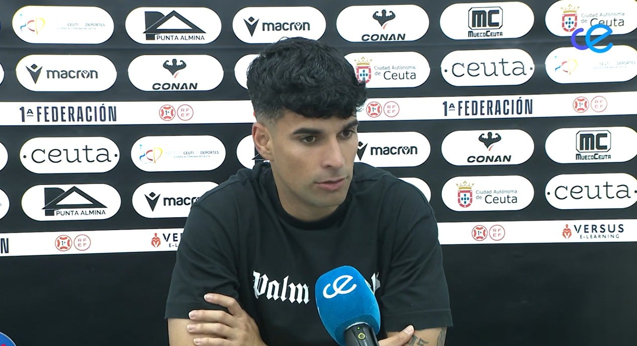 Andy Escudero, en sala de prensa