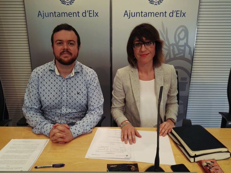 Los portavoces de la junta de gobierno, Antonio García y Patricia Maciá