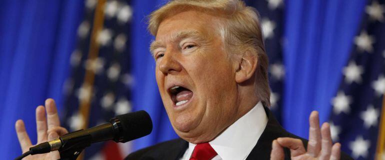 Donald Trump, durante un soliloquio.