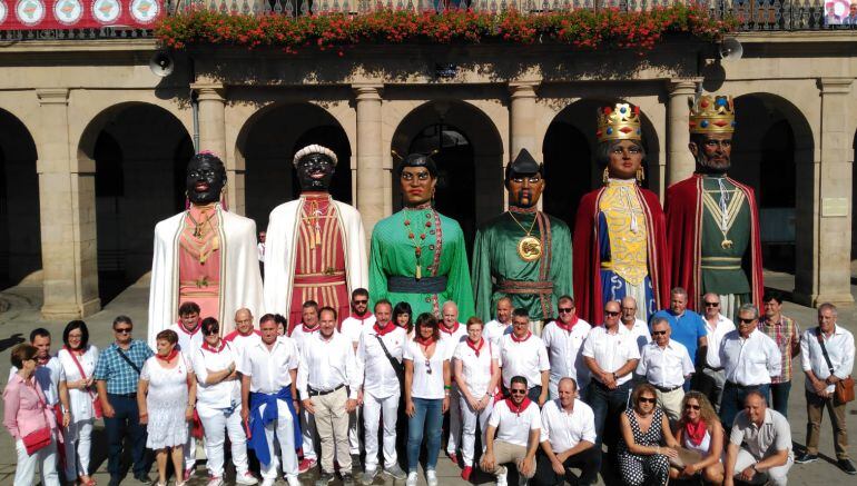 Recepción de autoridades en el Día de la Merindad